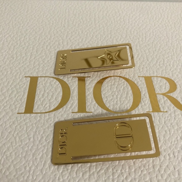 Dior Beauty Gold Hair Clips NEW - Picture 1 of 7